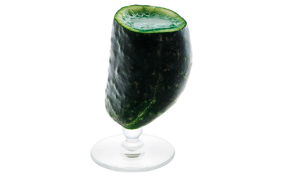 Коктейль Антифриз в огурце