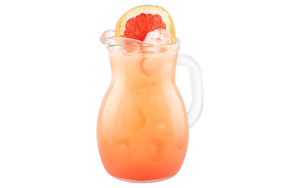 Коктейль Грейпфрутовый лимонад в кувшине