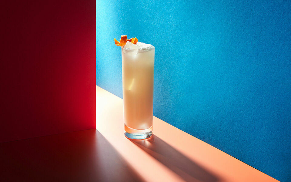 Коктейль Рамос джин физ