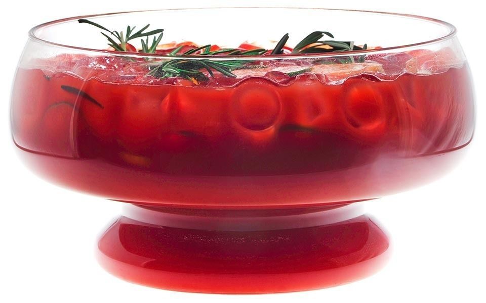 Коктейль Клубничный новогодний пунш